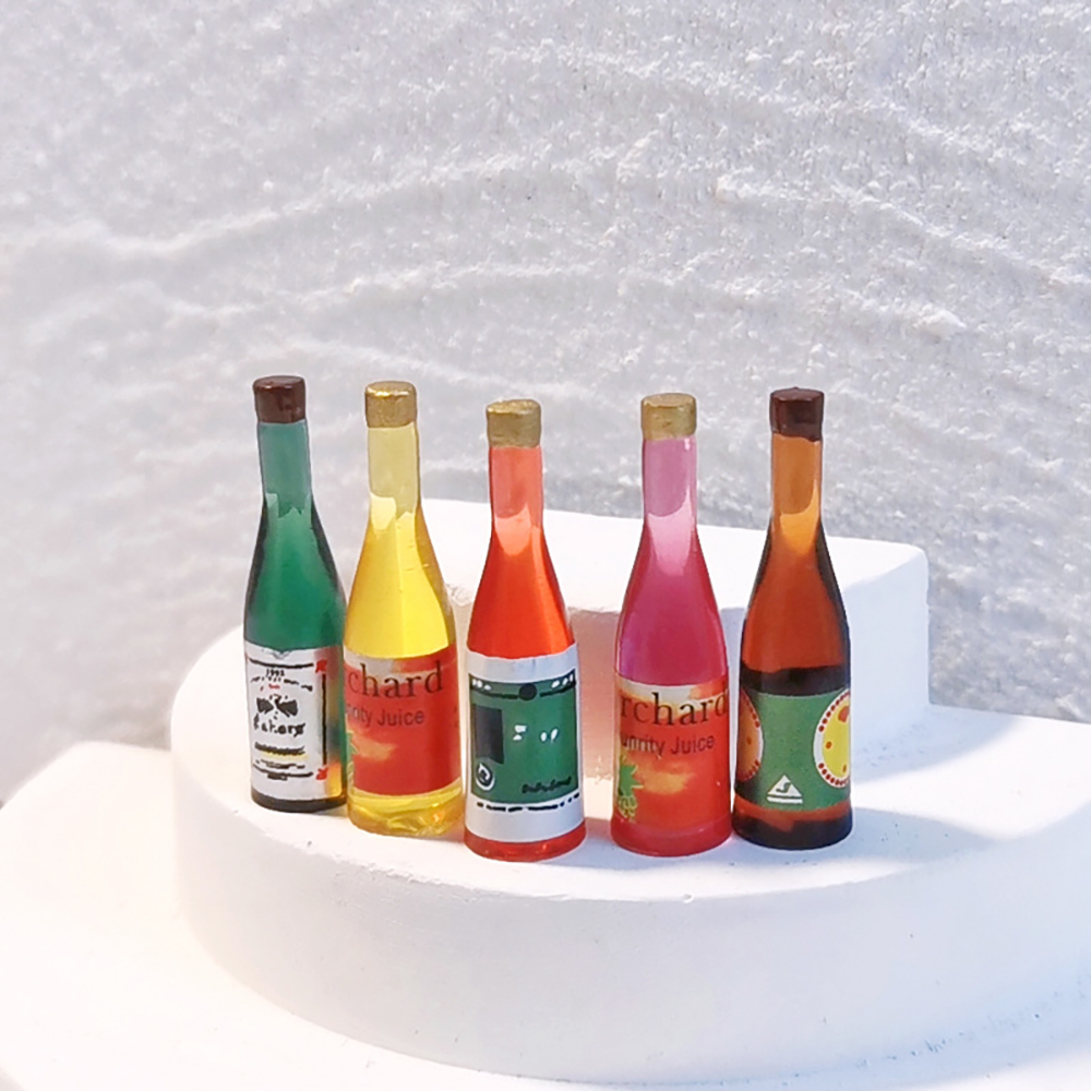 Wine Beer House - 5Pcs 1/12 인형 집 미니어처 액세서리