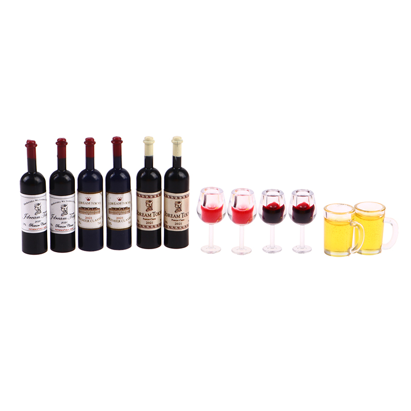 Wine Beer House - 미니어처 인형의 집 와인 컵 맥주잔