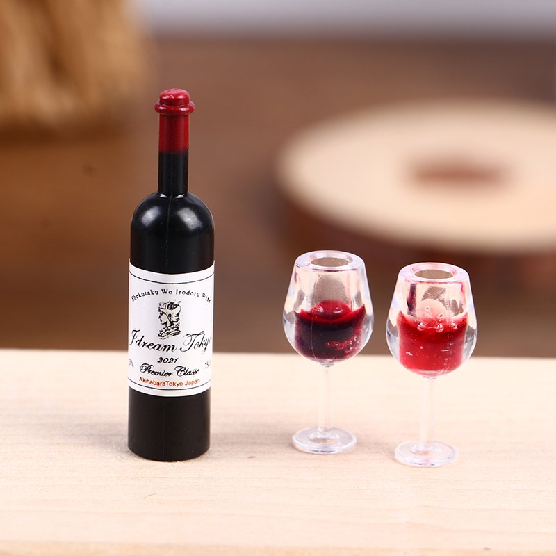 Wine Beer House - 5Pcs 1:12 인형 집 미니어처 와인