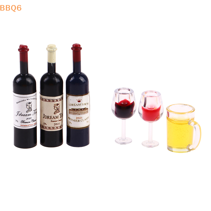 Wine Beer House - *5개 1:12 인형의 집 미니어처 와인