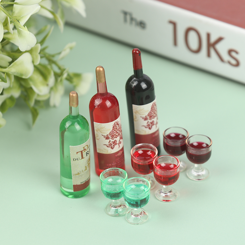 Wine Beer House - 1/12 소형 와인 병 인형 집