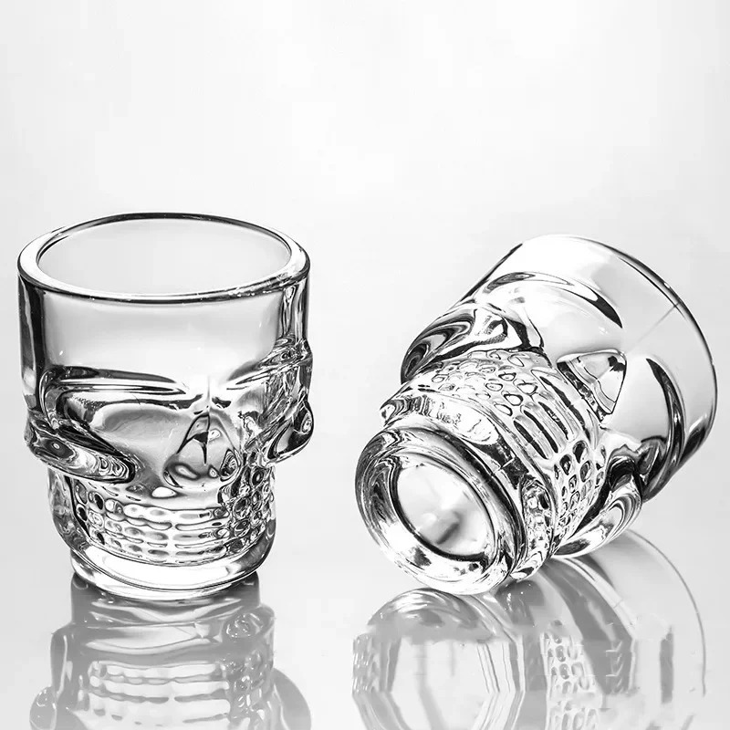 Wine Vodka Beer - 할로윈 선물 해골 머리 모양 샷잔