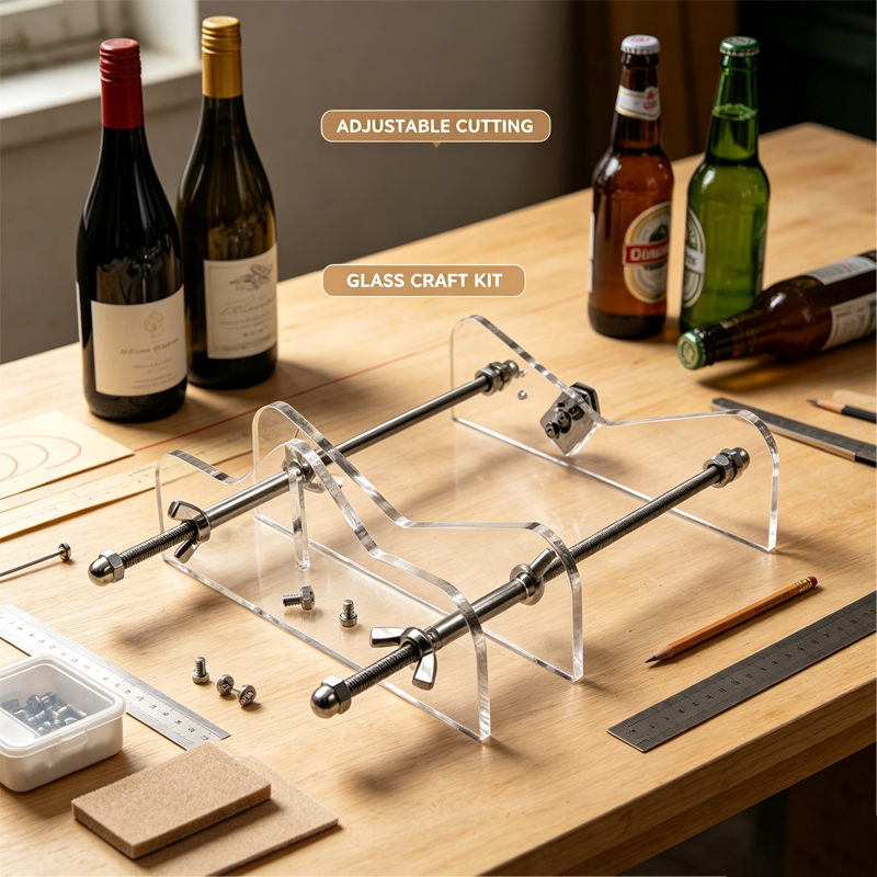 새로운 유리병 절단기, DIY 공예 프로젝트용 조절 가 - Beer Wine Kit 리뷰 및 가격