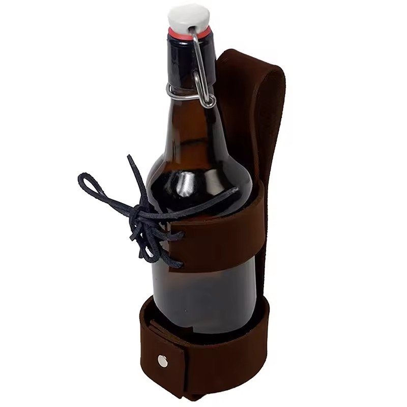 중세 바이킹 물병 파우치 PU 가죽 맥주병 홀스터 와인 - Beer Wine Kit 리뷰 및 가격