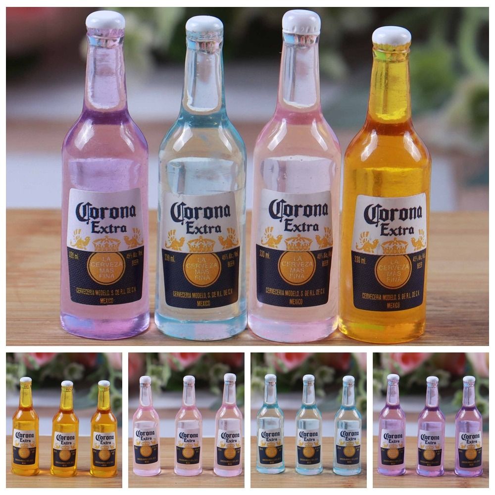 3pcs 플레이 하우스 시뮬레이션 와인 병 모델 미니  - Beer Wine Hobby 리뷰 및 가격
