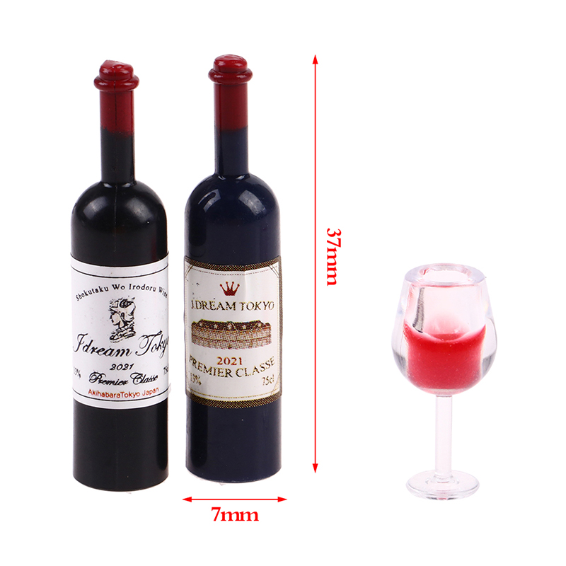 미니어처 인형의 집 와인 컵 맥주잔 & 와인병 모델 가 - Wine Beer House 리뷰 및 가격