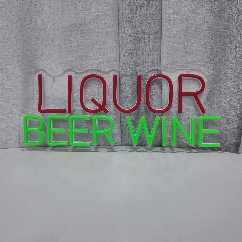 주류 맥주 와인 LED 네온사인 벽 장식, 5V 사업용 - Wine Beer Liquor Store 리뷰 및 가격