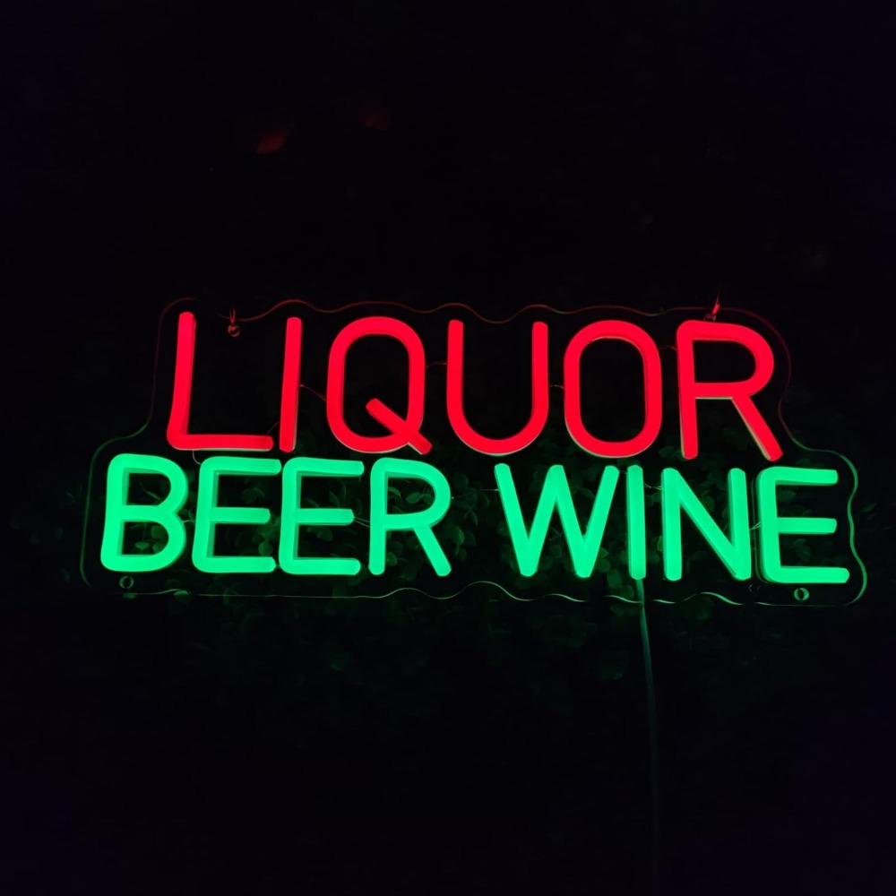 주류 맥주 와인 LED 네온사인 벽 장식, 5V 사업용 - Wine Beer Liquor Store 리뷰 및 가격