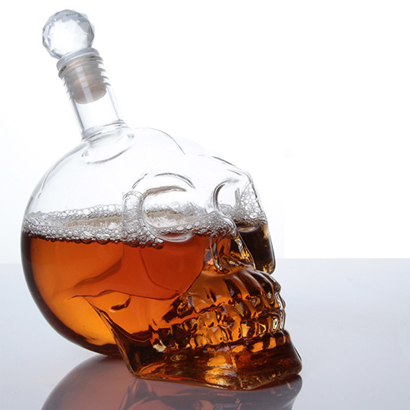 창의적인 해골 머리 디캔터 크리스탈 병, 보드카 와인  - Wine Vodka Beer 리뷰 및 가격