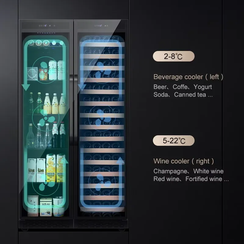 빌트인 음료 냉장고, 더블 도어 와인 쿨러, 대용량 맥 - Wine Beer Dual Zone 리뷰 및 가격